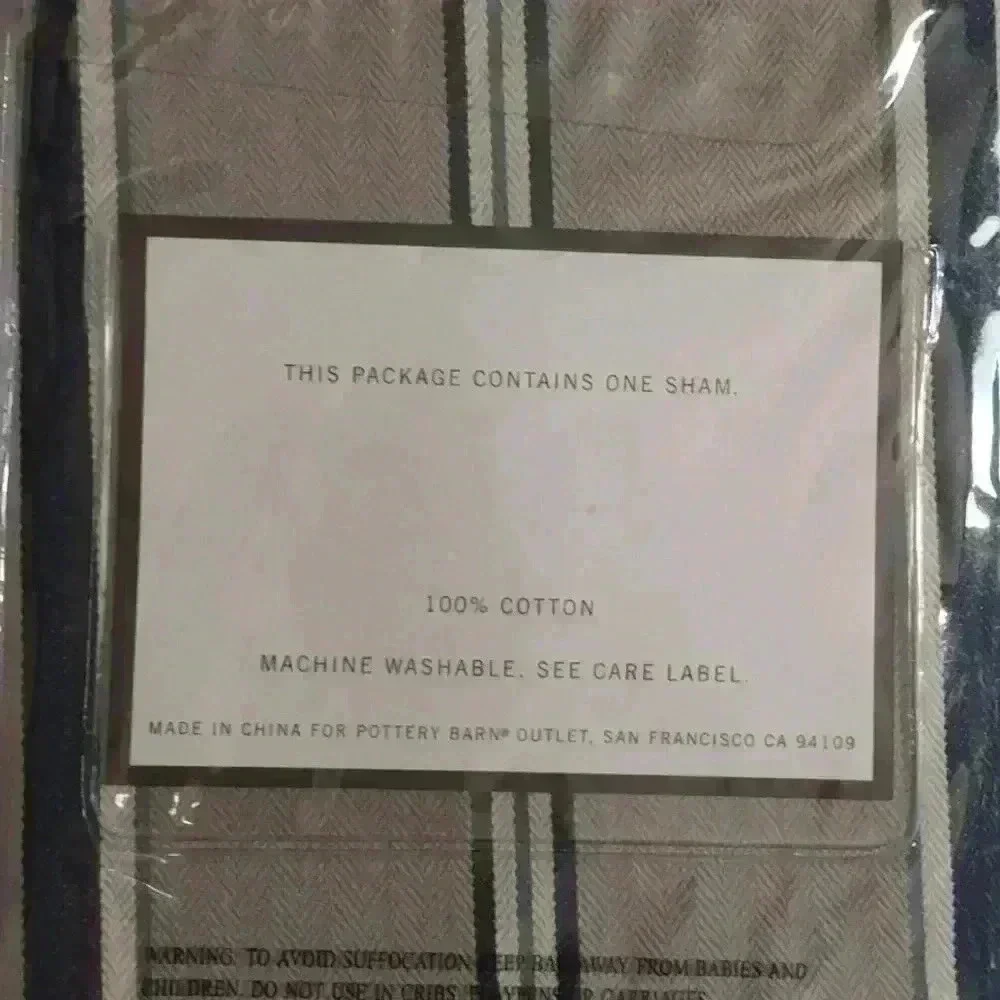 Pottery Barn Celeste Stripe Standard Sham (1)